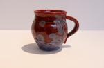 Red Crystalline Glazed Mug; R Weiss