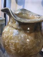 Porcelain Tan Vase/Crystalline Glaze; R Weiss