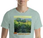 Vineyard Sunset Fine. Art Print T-Shirt; R Bennett
