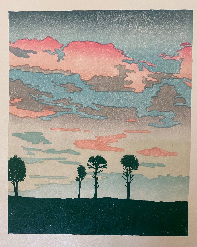 Sunset Trees III; A. Homchick