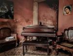 Piano in Pink Room; Donated by T Amochaev
